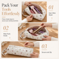 🎉 Exclusive Online Offer ✨Portable Quilted Travel Storage Bag – ✨ Hair Tool Organizer with Handle