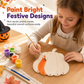 ✨ Halloween Must-Haves🎄Halloween Wooden Pumpkin DIY Craft Kit