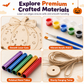 ✨ Halloween Must-Haves🎄Halloween Wooden Pumpkin DIY Craft Kit