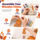 ✨ Halloween Must-Haves🎄Halloween Wooden Pumpkin DIY Craft Kit