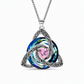 ⏳🔥LIMITED-TIME 50% OFF! ⏰Women's Celtic Knot Birthstone Pendant Necklace🌀📿