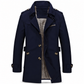 🍂Autumn Flash Sale🧥Men’s Cotton Windbreaker Jacket – Lightweight Mid-Length Autumn Coat for Everyday Wear
