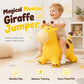 🦒Gifts Made Easy🎵Kids Giraffe Bouncy Hopper – Inflatable Animal Jumper Toy for Active Play & Balance Training