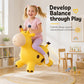 🦒Gifts Made Easy🎵Kids Giraffe Bouncy Hopper – Inflatable Animal Jumper Toy for Active Play & Balance Training