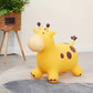 🦒Gifts Made Easy🎵Kids Giraffe Bouncy Hopper – Inflatable Animal Jumper Toy for Active Play & Balance Training