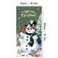 🎅 Christmas Door Cover: Instant Holiday Decor, Santa & Snowman Designs, Fade-Resistant, 90x180cm