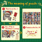 ✨Last day sale 49% OFF😺Happy Christmas Cats Advent Calendar Jigsaw Puzzle 1000 Pieces