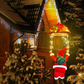 🎅 Christmas Santa Claus Parachute Light – 🎄 Festive Outdoor Holiday Decoration