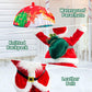 🎅 Christmas Santa Claus Parachute Light – 🎄 Festive Outdoor Holiday Decoration