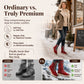 Women's Knit Collar Mid-Calf Boots