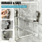 🛁No-Drill Adjustable Suction Cup Towel Bar