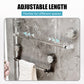 🛁No-Drill Adjustable Suction Cup Towel Bar