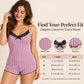 ⏳ Limited-Time Sale Only £9.99 🔥🦋 Women's Butterfly Back Lace Romper – Elegant, Flattering & Comfortable Nightwear