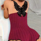 ⏳ Limited-Time Sale Only £9.99 🔥🦋 Women's Butterfly Back Lace Romper – Elegant, Flattering & Comfortable Nightwear