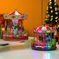 Christmas carousel decorations music box