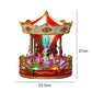 Christmas carousel decorations music box