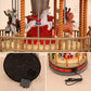Christmas carousel decorations music box