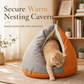 Warm Semi Enclosed Cat Bed Sleeping Bag