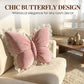 🎁Xmas Sale 50% OFF🦋 Elegant Butterfly Cushion – Lace-Trimmed Decorative Throw Pillow for Cosy Home Décor