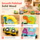 🥳2026 HOT SALE🥳💞50K+ SOLD! 🚂🔢 50% OFF! Magnetic Wooden Number Train Toy – connectable cars, early counting & imaginative floor play. Safe, smooth polished wood for ages 3+! 🛡️💚