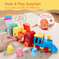 🚂Xmas Sale - 50% OFF✨ 2-in-1 Learning Train Toy Set – Interactive Educational Railway Toy for Toddlers