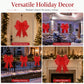🎄Xmas Sale - 50% OFF❤️24-Inch Pre-Lit LED Christmas Bow – Weatherproof Red Outdoor & Indoor Festive Decoration