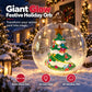 🎄Xmas Gift Picks-50% OFF✨60cm Inflatable Christmas Ball – LED Light-Up Snow Globe Decoration