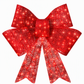 🎄Xmas Sale - 50% OFF❤️24-Inch Pre-Lit LED Christmas Bow – Weatherproof Red Outdoor & Indoor Festive Decoration