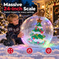 🎄Xmas Gift Picks-50% OFF✨60cm Inflatable Christmas Ball – LED Light-Up Snow Globe Decoration