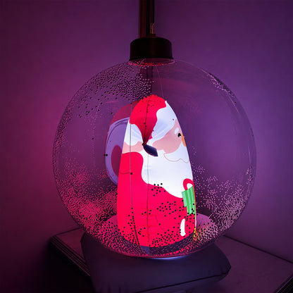 🎄Xmas Gift Picks-50% OFF✨60cm Inflatable Christmas Ball – LED Light-Up Snow Globe Decoration