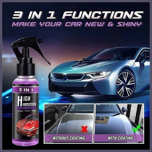 🔥Holiday Sale 49% OFF 🎁3 in 1 Ceramic Car Coating Spray