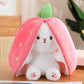 🐇Easter Promotion 49% OFF🍓Strawberry Bunny Transformed into Little Rabbit🎀Fruit Doll Plush Toy🐰