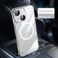Transparent Frameless Ultra Thin Magnetic Charging Case for iPhone-8