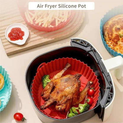 🎁New Year Hot Sale 50% OFF🎁Air Fryer Silicone Baking Tray🍟Buy 2 Get 1 Free&Free Shipping